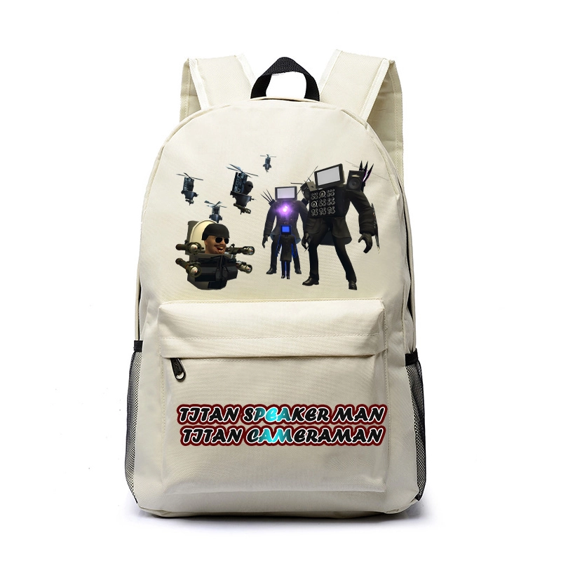 Skibidi Toilet Campus Student Class  Backpack Backpack Children's Backpack Schoolbag Boys and Girls