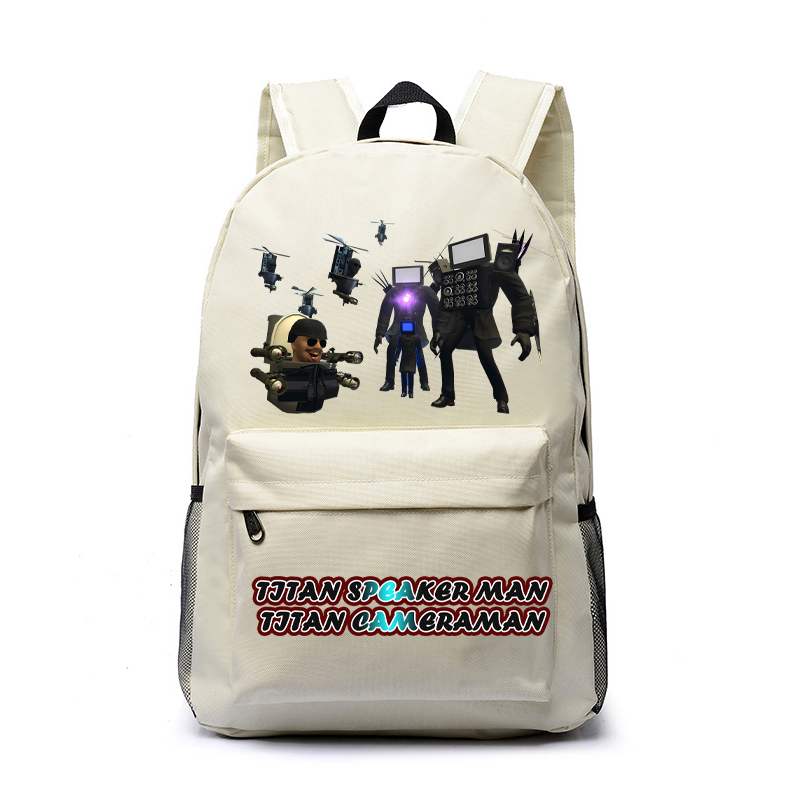 Skibidi Toilet Campus Student Class  Backpack Backpack Children's Backpack Schoolbag Boys and Girls