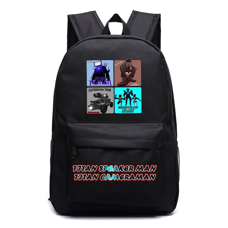 Tas Titan Speakerman Upgrade  Campus Student Class  Skibidi Toilet  Backpack Backpack Children's Backpack Schoolbag Boys and Girls