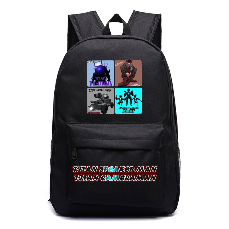 Tas Titan Speakerman Upgrade  Campus Student Class  Skibidi Toilet  Backpack Backpack Children's Backpack Schoolbag Boys and Girls