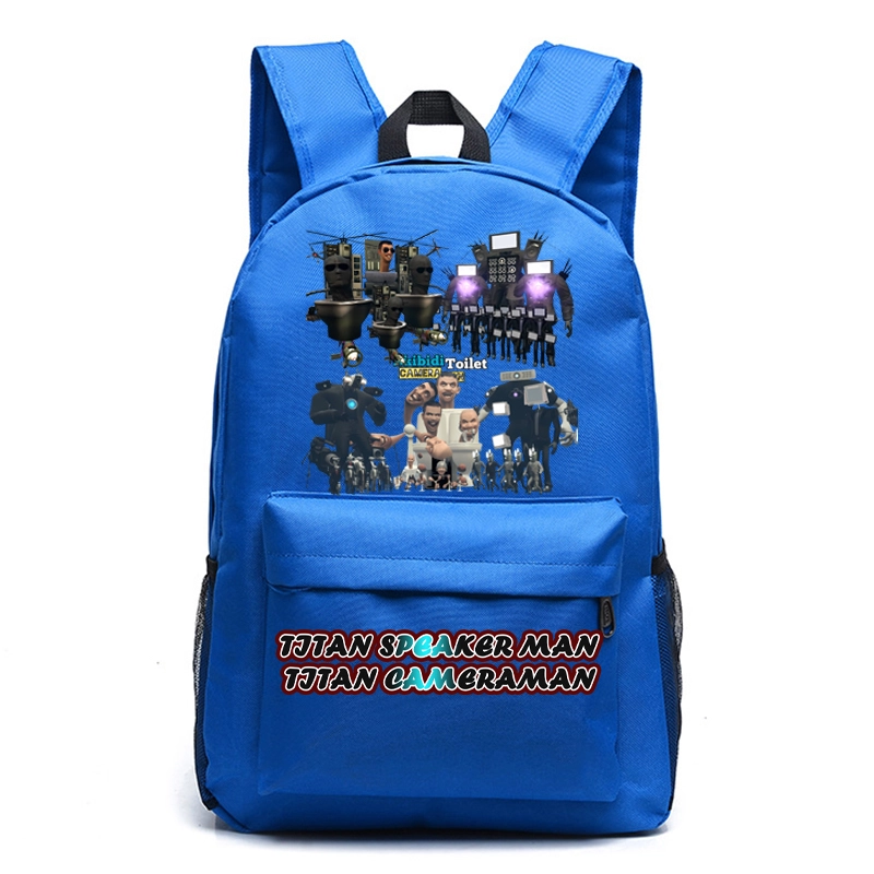 Tas Skibidi Toilet Titan Speakerman Tas Ransel Anak Sekolah - Tas Polos