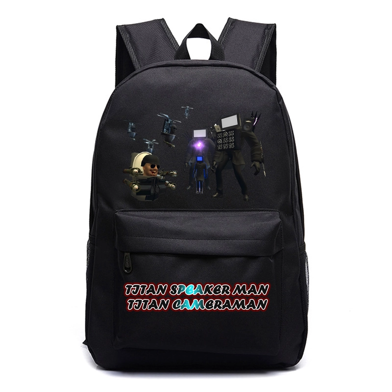 Skibidi Toilet Campus Student Class  Backpack Backpack Children's Backpack Schoolbag Boys and Girls