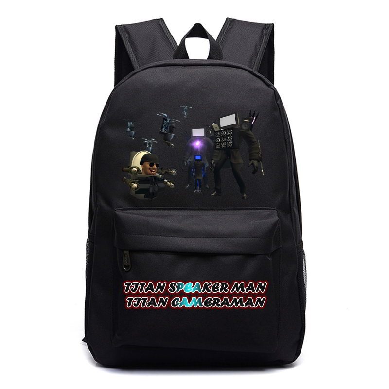 Skibidi Toilet Campus Student Class  Backpack Backpack Children's Backpack Schoolbag Boys and Girls