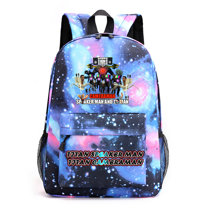 Skibidi Toilet Campus Student Class  Backpack Backpack Children's Backpack Schoolbag Boys and Girls