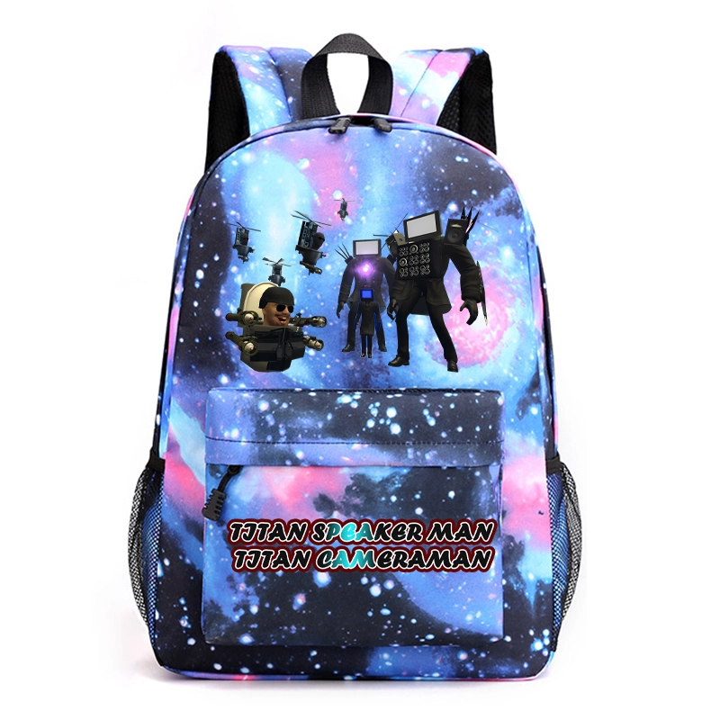 Skibidi Toilet Campus Student Class  Backpack Backpack Children's Backpack Schoolbag Boys and Girls
