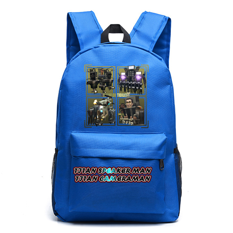 Skibidi Toilet Titan speakerman vs Titan cameraman Campus Student Class Backpack Backpack Children's Backpack Schoolbag Boys and Girls