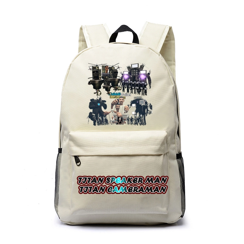 Tas Skibidi Toilet Titan Speakerman Tas Ransel Anak Sekolah - Tas Polos