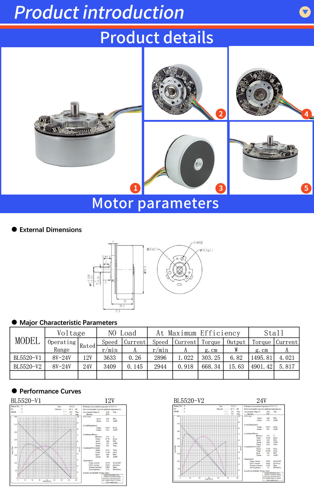 5520 Brushless Motor