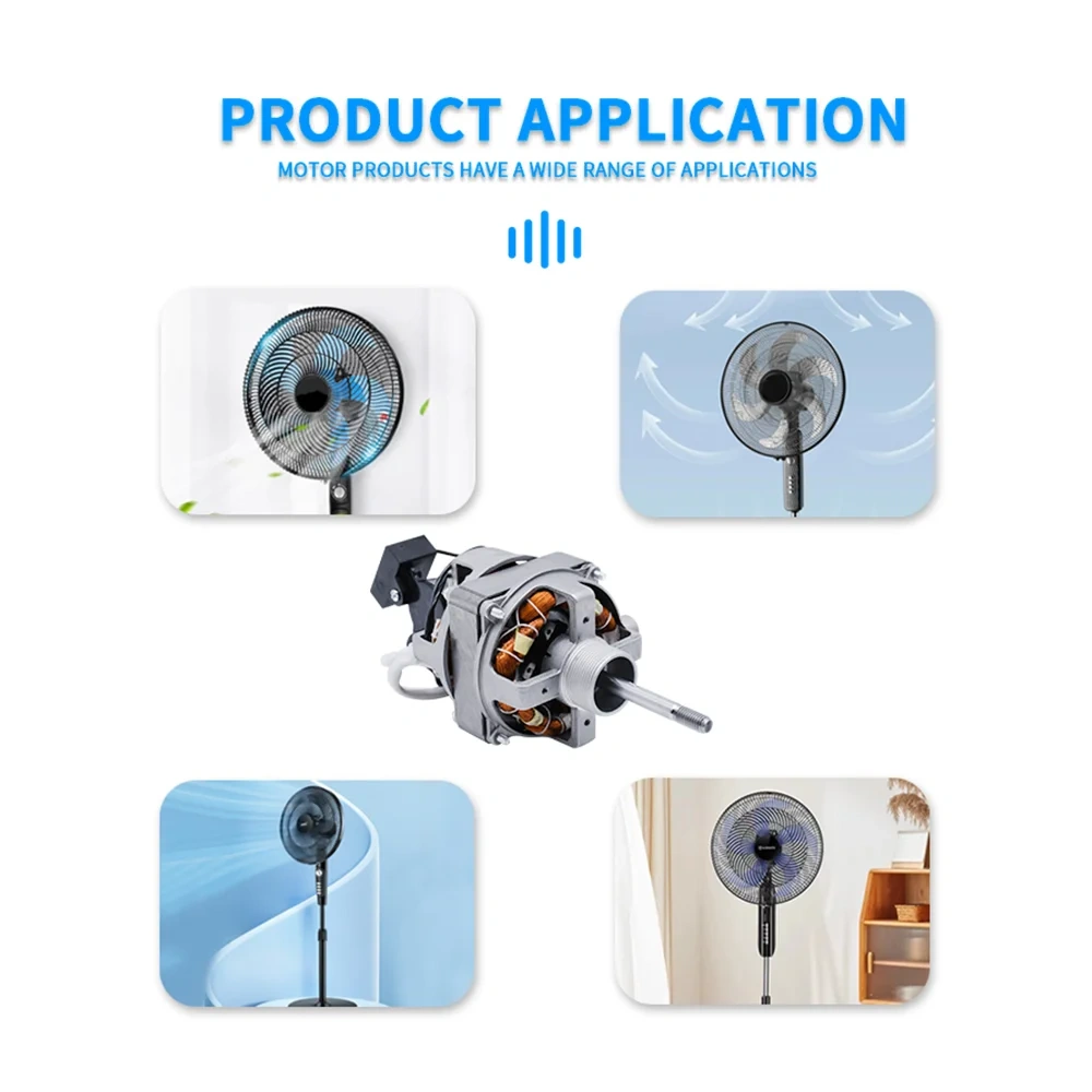 110V/230V Table Fan Stand Fan Single Phase Asynchronous Electrical Oscillating Ac Fan Motor,Shenzhen Zhongda Motor Co., Ltd. 
