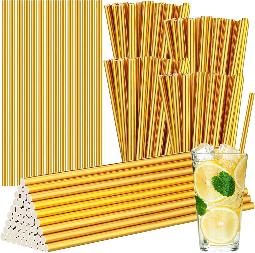 Customized Colored wave paper straw