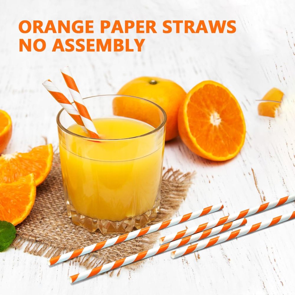 Gilded paper straw Eco-friendly paper straws for your drinkings!Durable and Sturdy for hours without disintegrating!