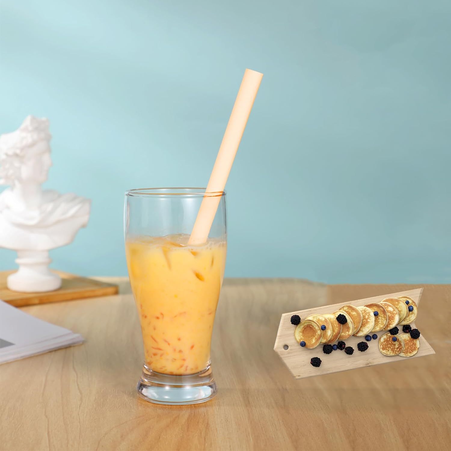Single package paper straw