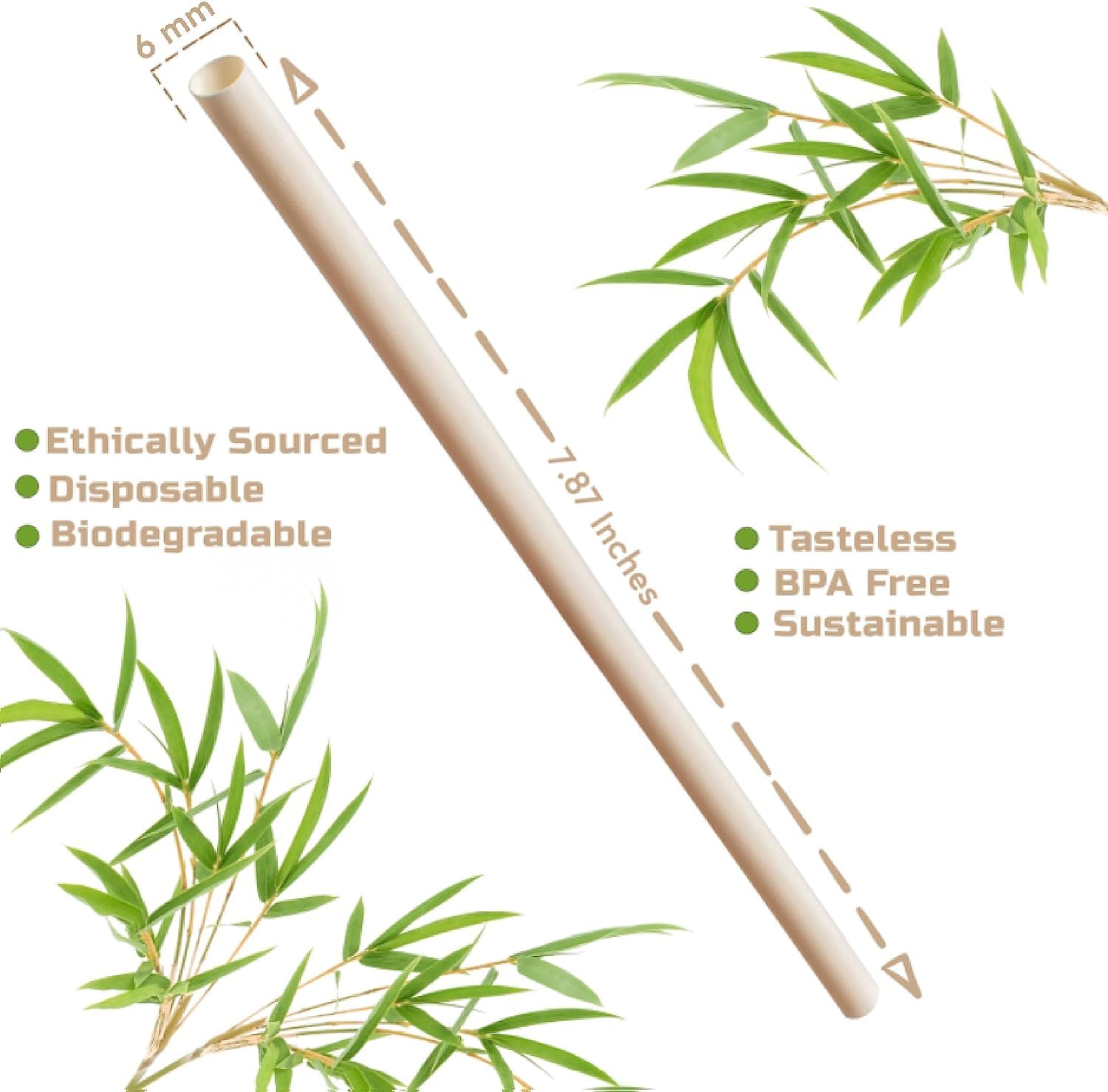 Single package paper straw
