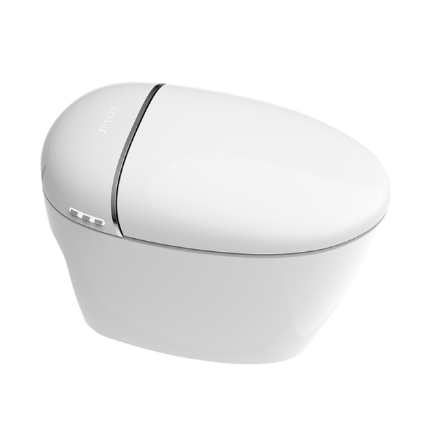 Hotel  Automatic Oval Auto Flush Smart Bathroom Toilet