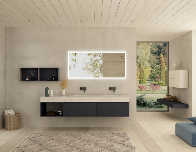Mosmile Wall Frameless Bathroom LED Illuminated Mirror CLARA-S004