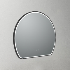 Mosmile Framed Organic Bathroom LED Illuminated Mirror HEXAGON-S025
