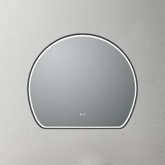 Mosmile Framed Organic Bathroom LED Illuminated Mirror HEXAGON-S025