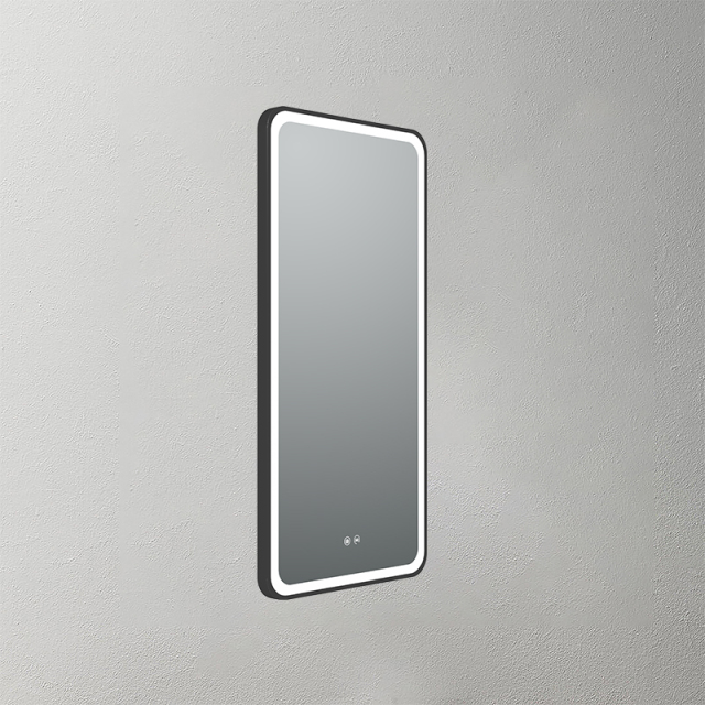 Mosmile Round Corner Framed Bathroom LED Lighted Mirror ISABELL-S017