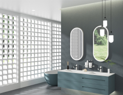 Mosmile Runway Framed Bathroom LED Illuminated Mirror RACEE-5096