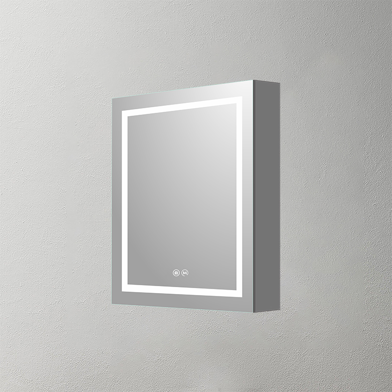 Mosmile Illuminated One Door LED Bathroom Mirror Cabinet C101Y1004