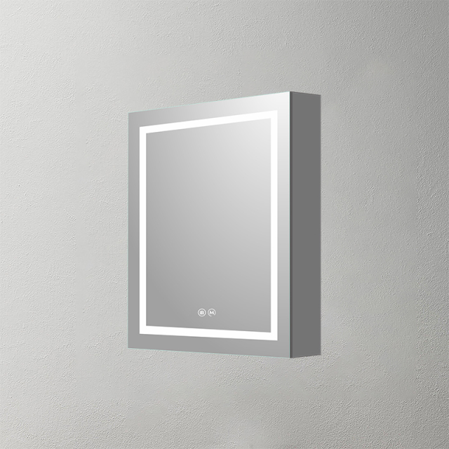 Mosmile Illuminated One Door LED Bathroom Mirror Cabinet C101Y1004