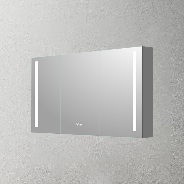 Mosmile 3 Doors LED Illuminated Bathroom Mirror Cabinet C301Y3002