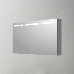 Mosmile 3 Doors LED Lighting Bathroom Mirror Cabinet C301Y3004
