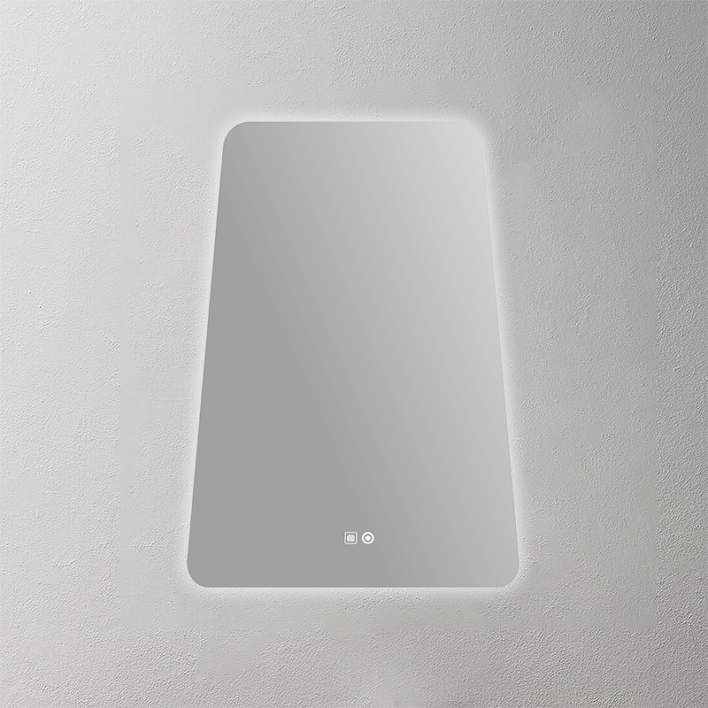 Mosmile Frameless Wall Irregular LED Bathroom Mirror HEXAGON-N035