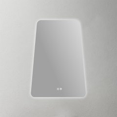 Mosmile Frameless Wall Irregular LED Bathroom Mirror HEXAGON-N035