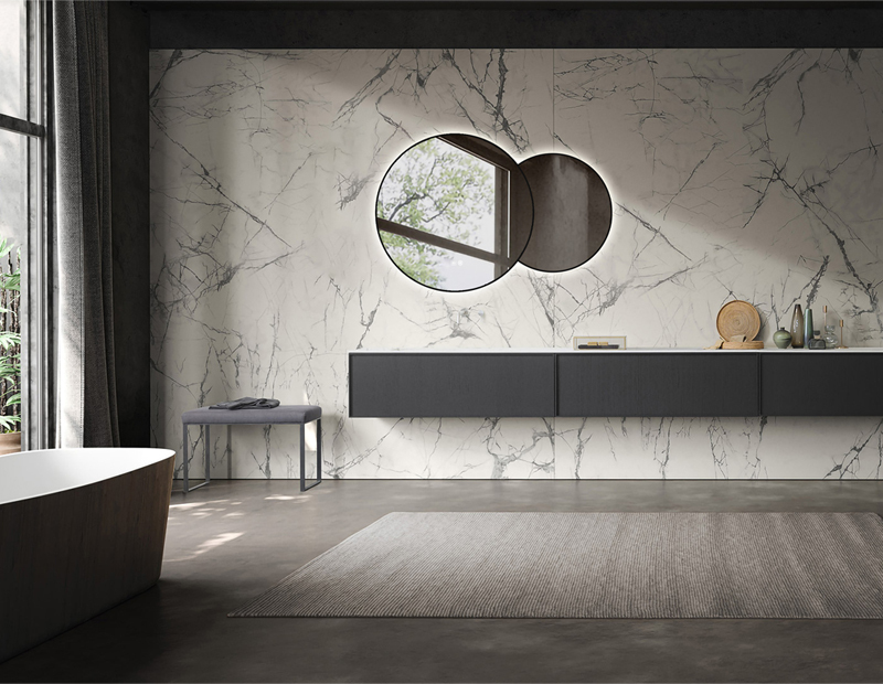 Mosmile Irregular Framed Smart Bathroom LED Mirror HEXAGON-S040