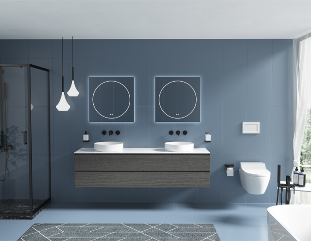 Mosmile Wall Frameless Illuminated Smart Bathroom LED Mirror JEN-N037