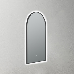 Mosmile High Framed Arch LED Illuminated Bathroom Mirror HEXAGON-S029