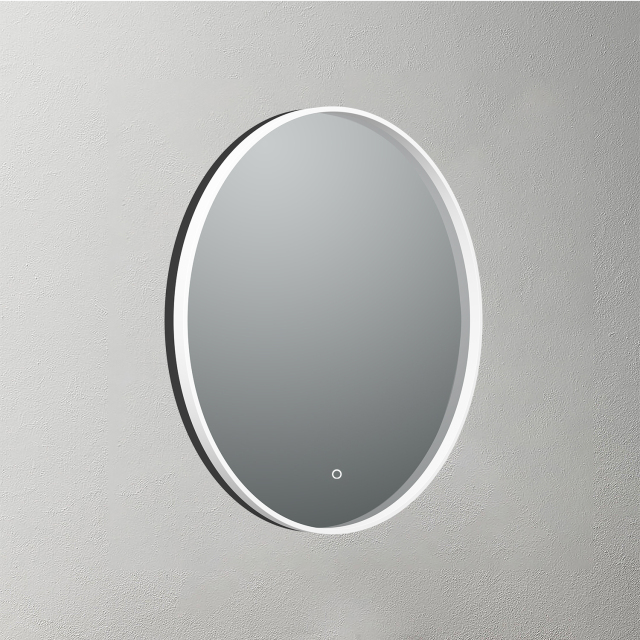 Mosmile Round Wall Hotel Acrylic Framed Bathroom LED Mirror LUCY-R006