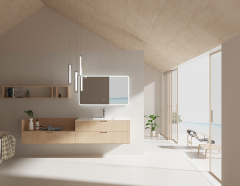 Mosmile Frameless R50 Illuminated Bathroom LED Mirror CLARA-S008