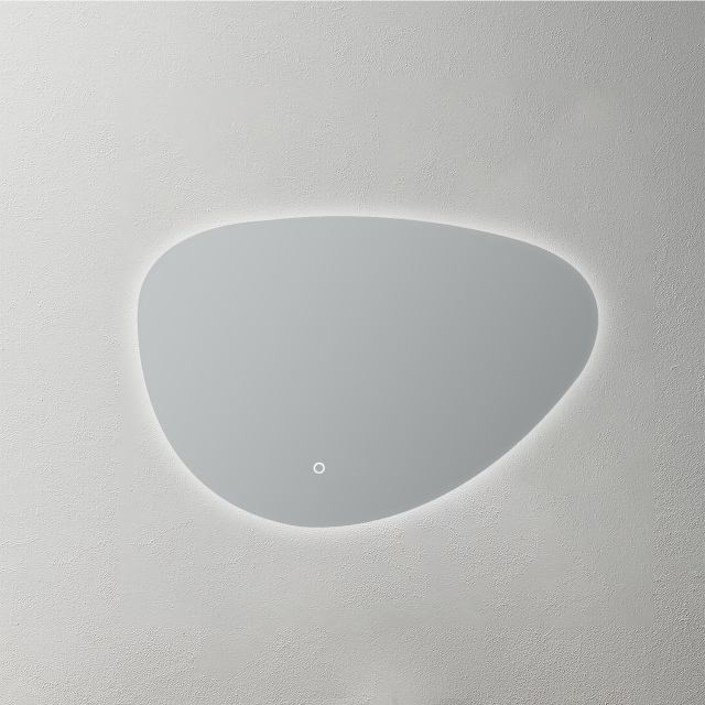 Mosmile Frameless LED Illuminated Irregular Bathroom Mirror HEXAGON-N030