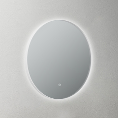 Mosmile Round High Framed Backlit  LED Bathroom Mirror LUCY-R080