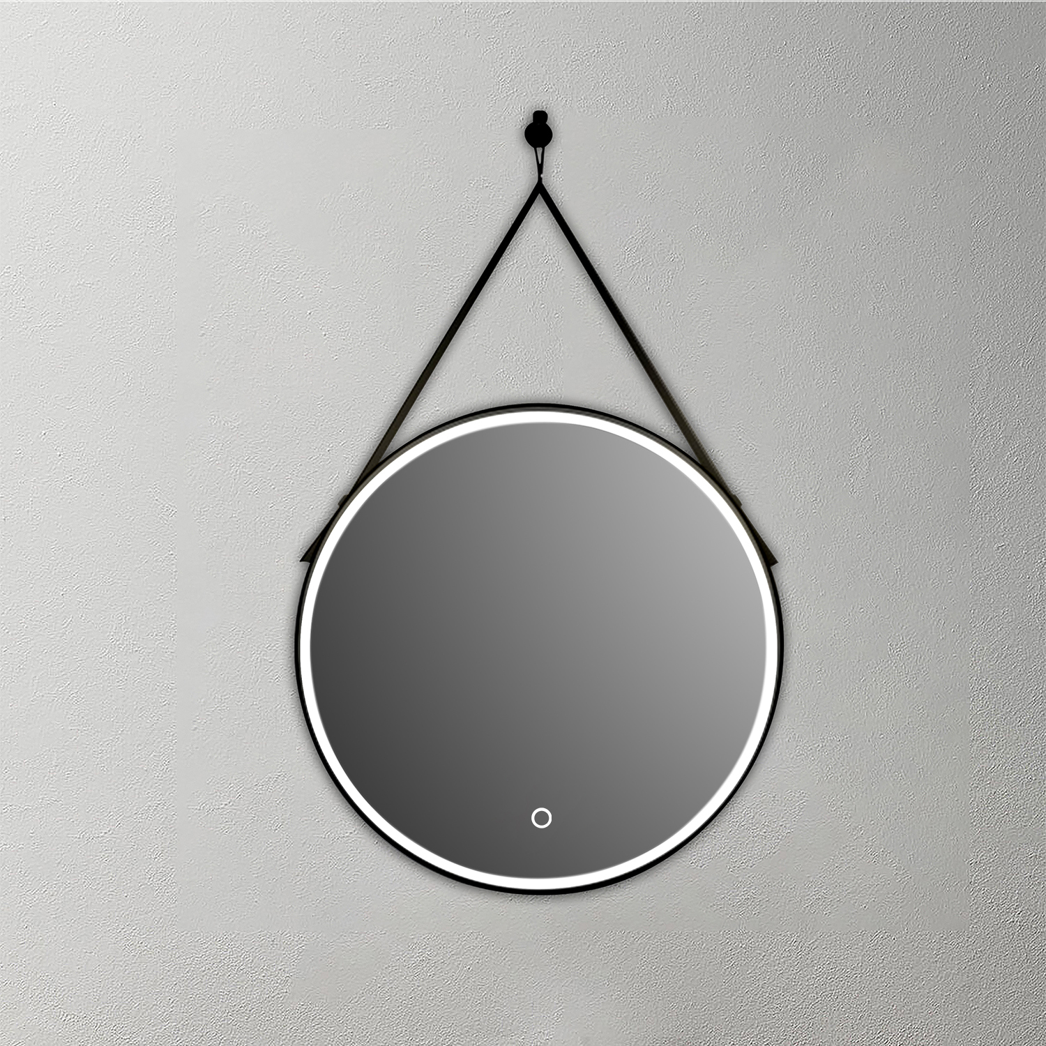 Mosmile Framed Round Smart Bathroom LED Illuminated Mirror LUCY-R088