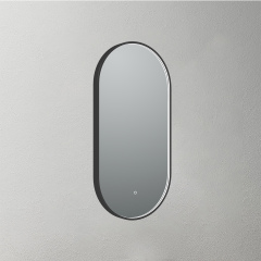 Mosmile LED Lighting in Frame Runway Bathroom Mirror RACEE-5005