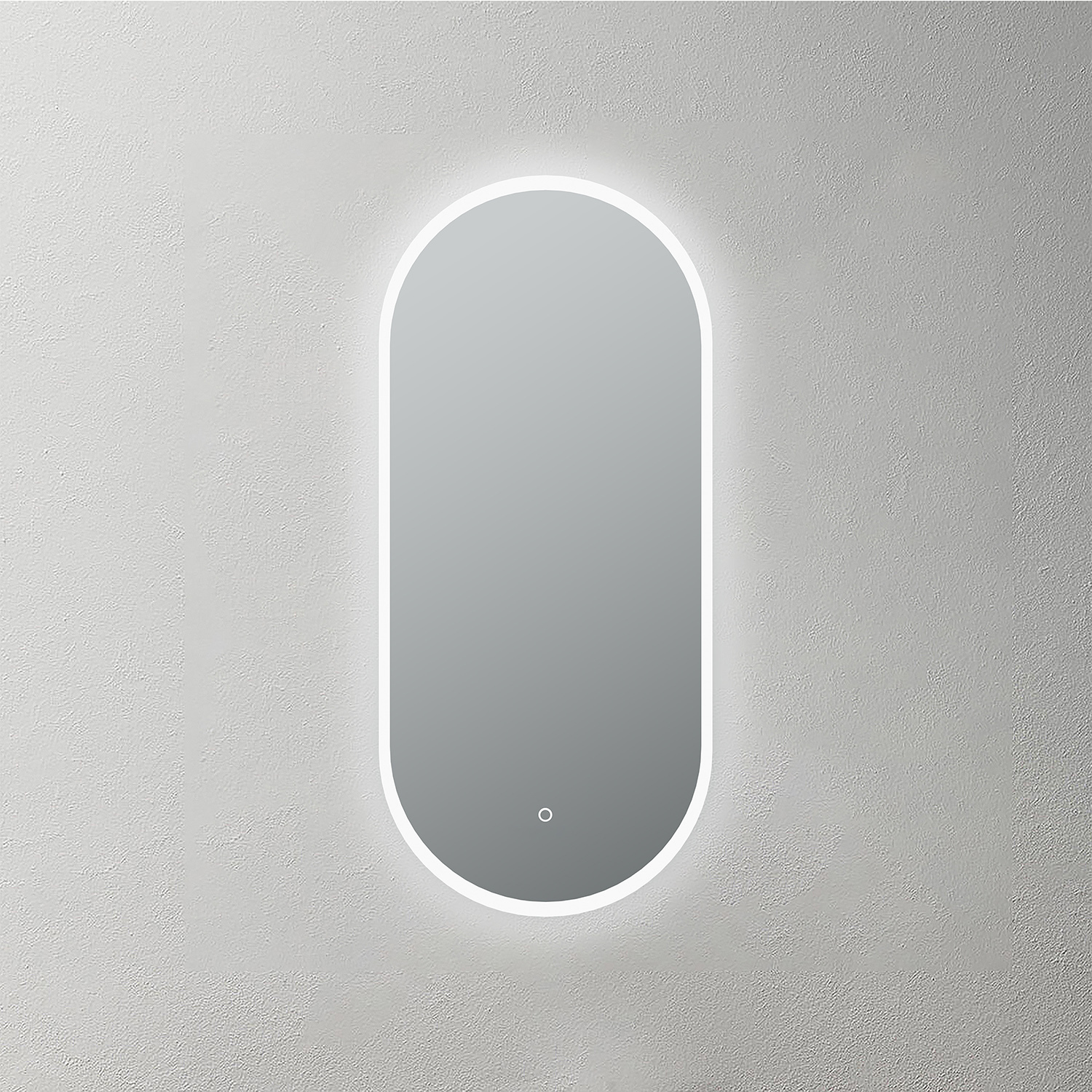 Mosmile Frameless Runway LED Illuminated Bathroom Mirror RACEE-5007