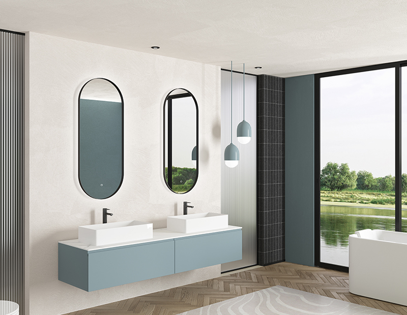 Mosmile Runway High Framed LED Bathroom Mirror RACEE-5106