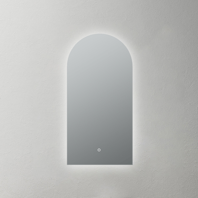 Mosmile Arch Frameless Illuminated Bathroom LED Mirror HEXAGON-N048