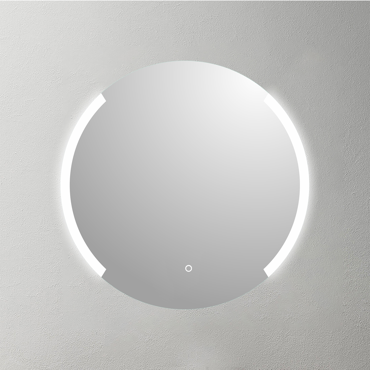 Mosmile Frameless Illuminated Round Smart Bathroom LED Mirror LUCY-R002