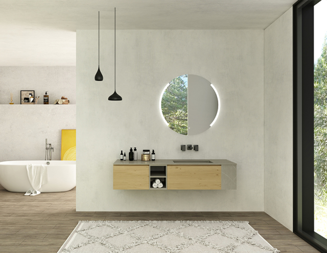 Mosmile Frameless Illuminated Round Smart Bathroom LED Mirror LUCY-R002