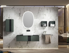 Mosmile Frameless Pill Smart Bathroom LED Illuminated Mirror RACEE-5110