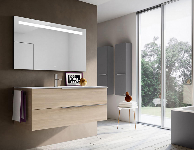 Mosmile Illuminated Rectangle Frameless Smart Bathroom LED Mirror SAMY-N001