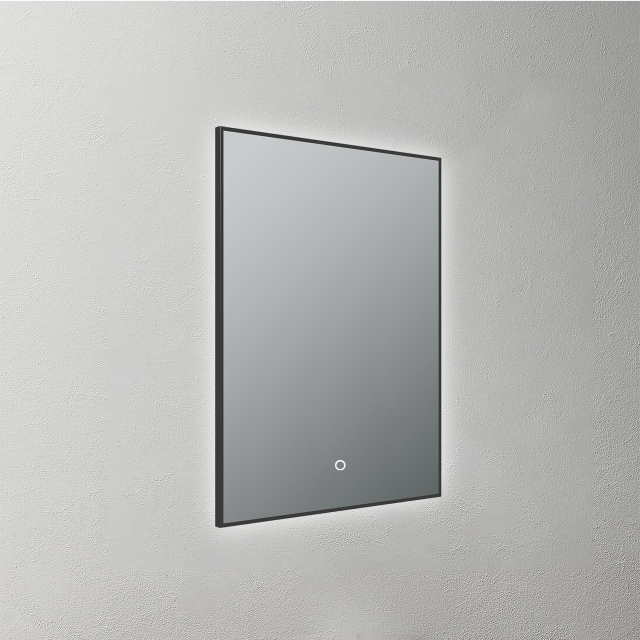 Mosmile Wall Black Frame Backlit LED Bathroom Mirror BACKLIT-S015