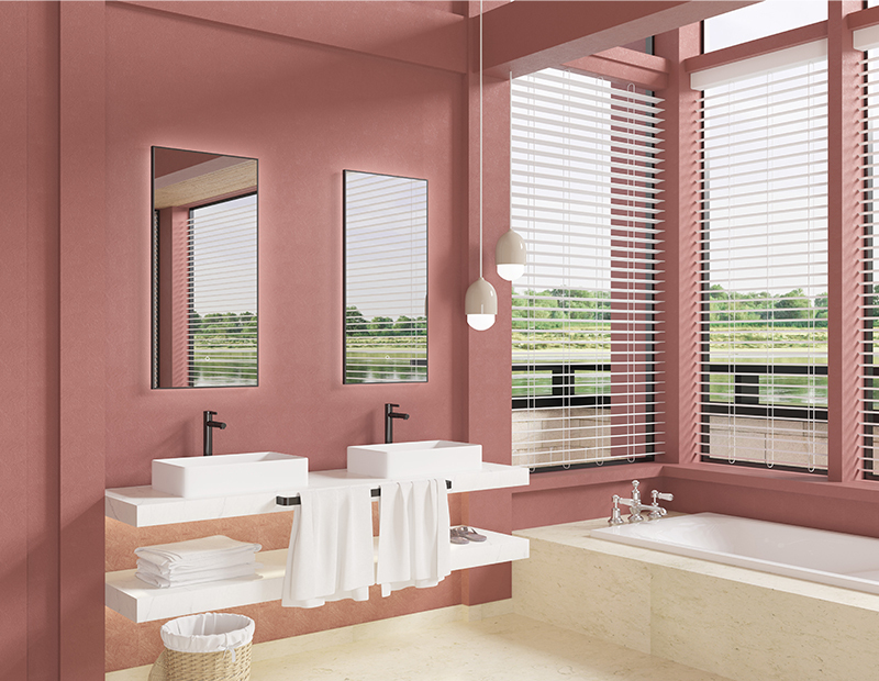 Mosmile Wall Black Frame Backlit LED Bathroom Mirror BACKLIT-S015
