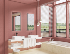 Mosmile Wall Black Frame Backlit LED Bathroom Mirror BACKLIT-S015