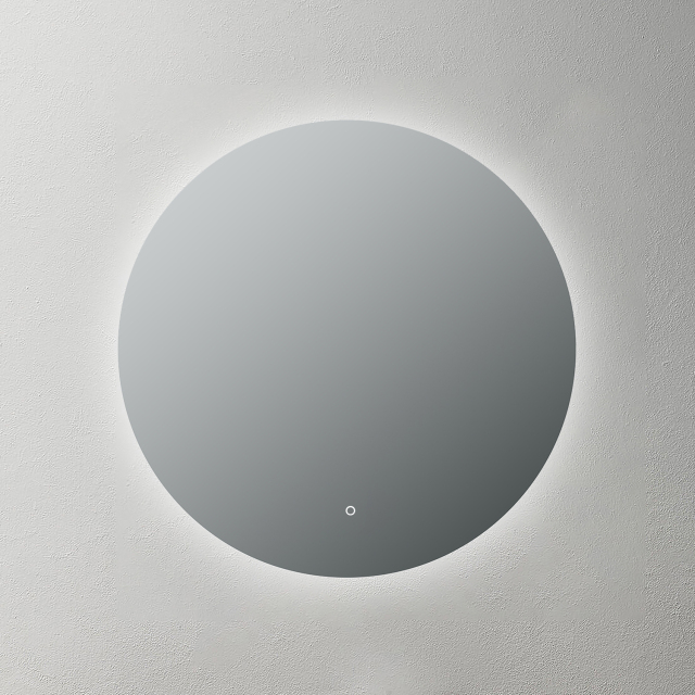 Mosmile Frameless LED Illuminated Round Bathroom Mirror LUCY-R005