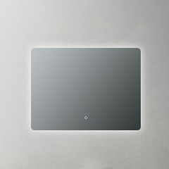 Mosmile Frameless Round-corner Backlit Illuminated Bathroom Mirror BACKLIT-N001